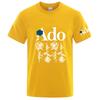 2026 Unisexs Ado World Tour Logo Print Summe Casual Solid Color Short Sleeve Tops OversizedONeck Pullover Street Unisexs TShirts