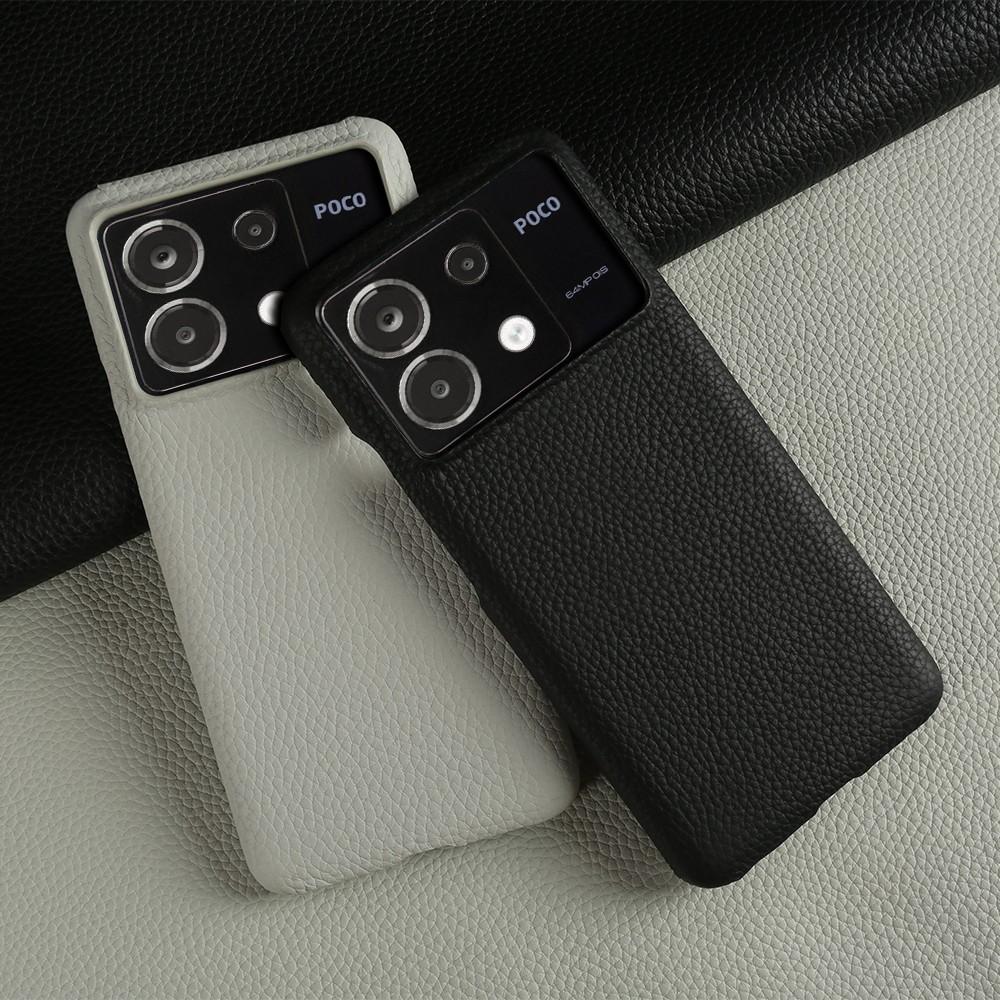 For POCO X6 Pro Case Business Genuine Leather Cover For Poco F5Pro POCO X7Pro Mi14Pro 13T 12Pro 12T Back Coque Shockproof Funda