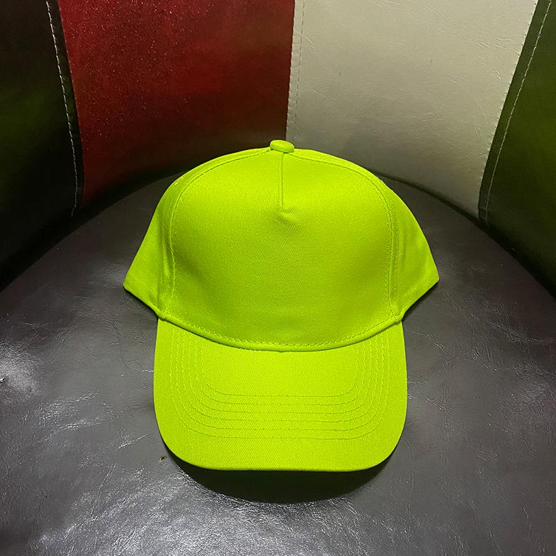 Unisex Solid Color Cotton Five-Panel Baseball Cap – Trendy, Casual, and Versatile.