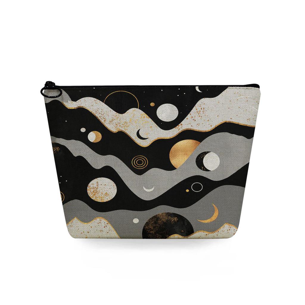 Women Wine glass Print Cosmetic Bag Toiletries Organize Travel Storage Case 6735 KTB