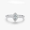 Exquisite Luxury Marquise Cut CZ Ring 925 Sterling Silver Ring for Women Wedding Engagement Gift Fine Jewelry Accessories