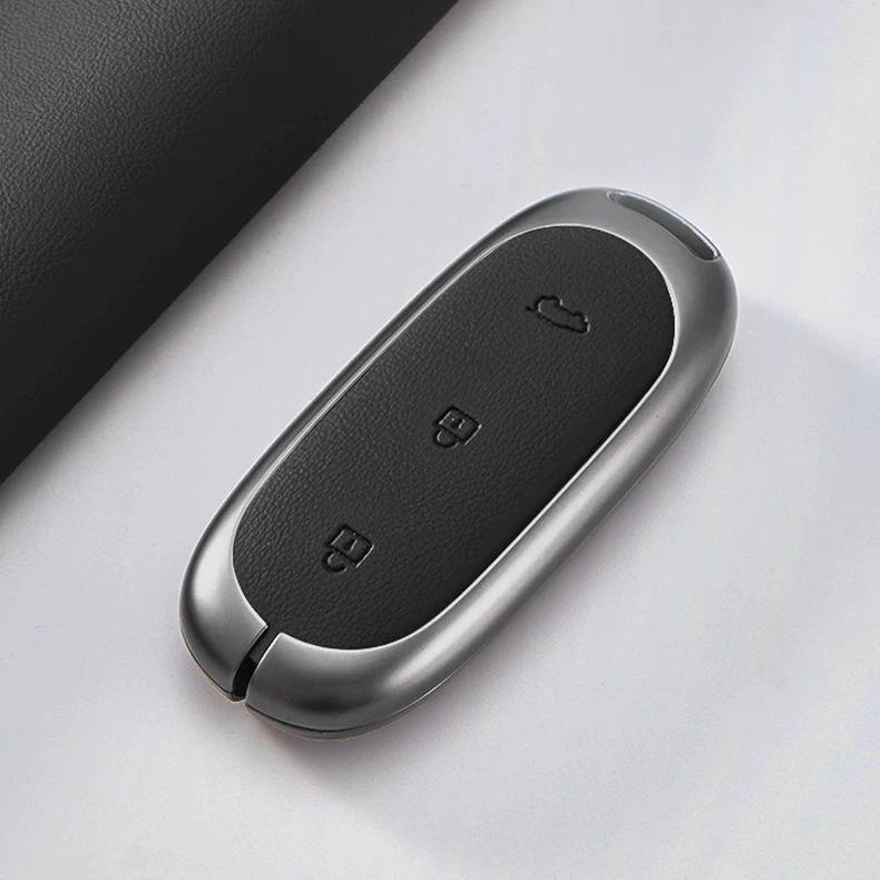 Ideal L6-L9 Key Case: Premium Full-Coverage Metal Shell for Car Accessories, Suitable for Men and Women.