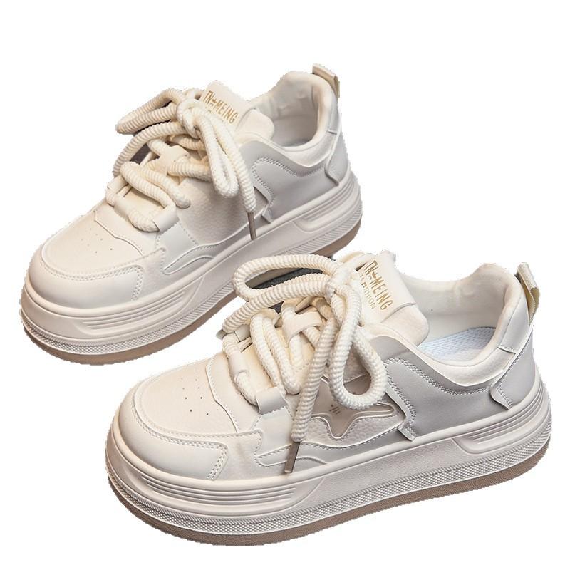 Children's sports shoes spring and autumn 2025 new girls little white shoes boys board shoes soft sole non-slip student running shoes