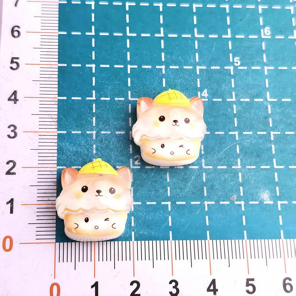 DIY Candy Toy Resin Accessories: Cartoon Puppy, Panda, Cat Cream Glue for Phone Cases.