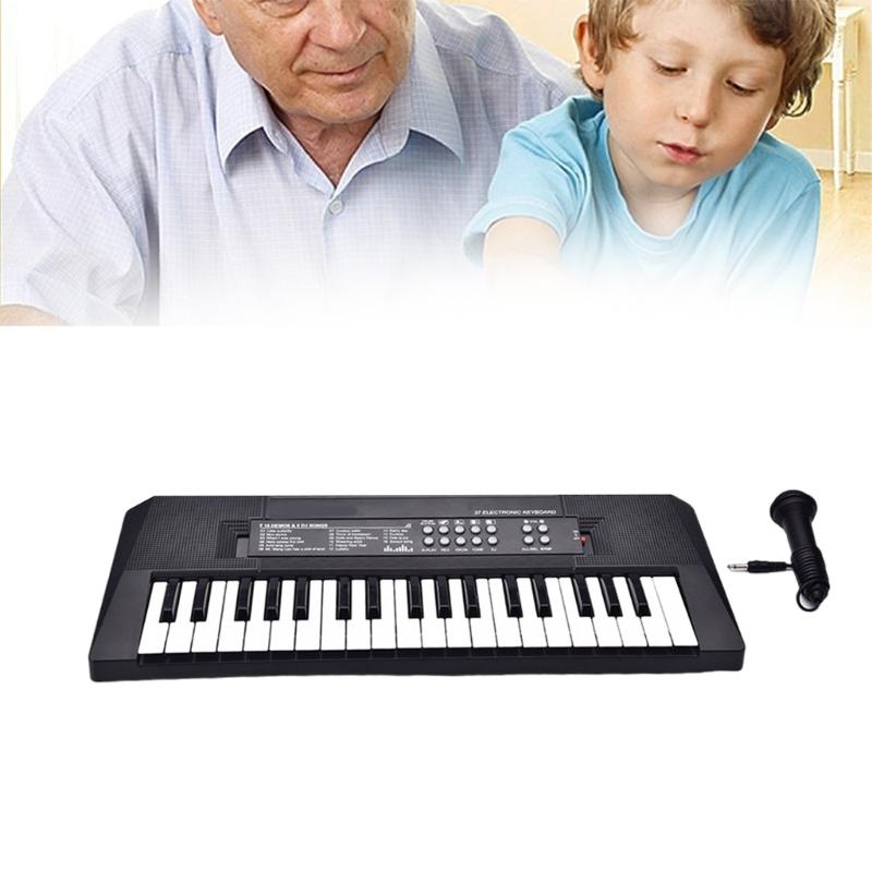 Electronic Keyboard Piano Digital Music Keyboard with Microphone Learning Educational Music Keyboard Piano Kids Toy