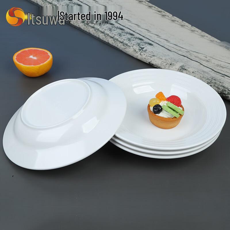 WUHE A5 Melamine Imitation Porcelain Dinner Plate