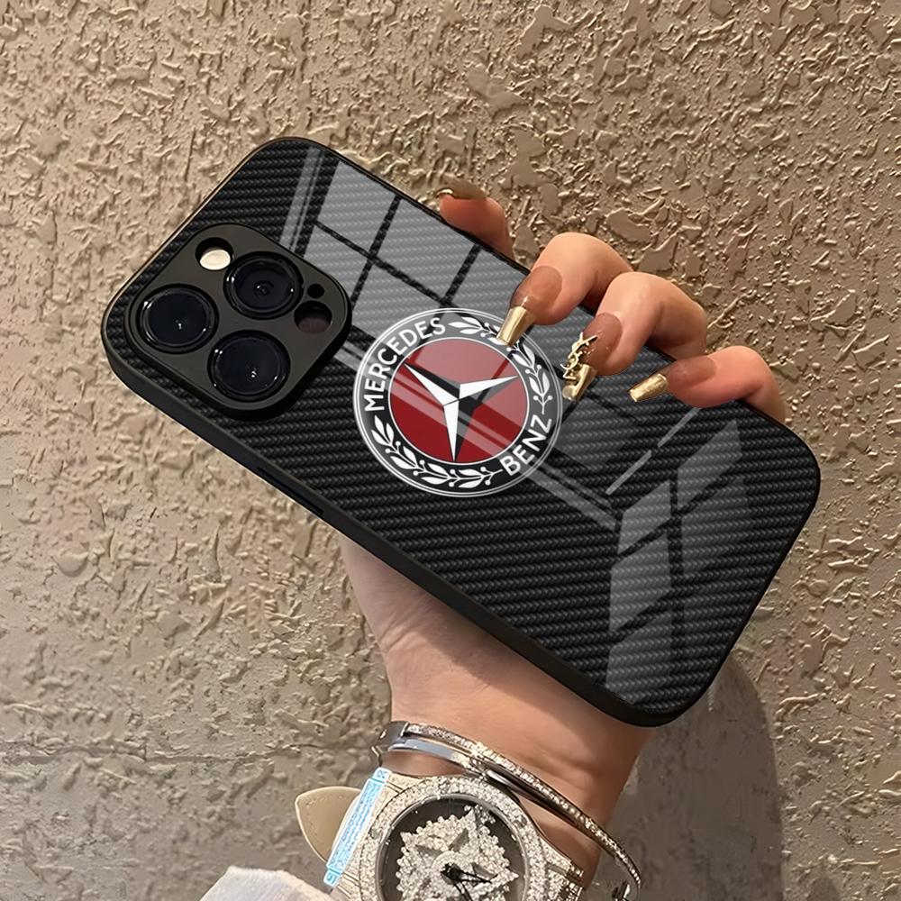 GLC GLB rastar – šaunus telefono dėklas, skirtas „iPhone 15 Pro Max 14 Pro 12 11 13 Mini X XR XS 16 Plus SE Glass M-Mercedes-B-Benz-A-AMGS“ nugarėlei