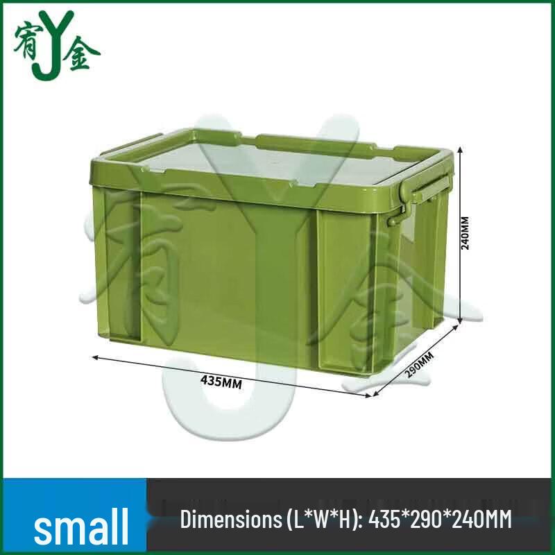 Plastic Storage Box with Lid and Wheels