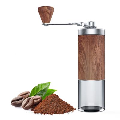 2024 New Manual Coffee Grinder High-quality Portable Hand Espresso Mill with Wooden Handle Coffee Beans Grinder