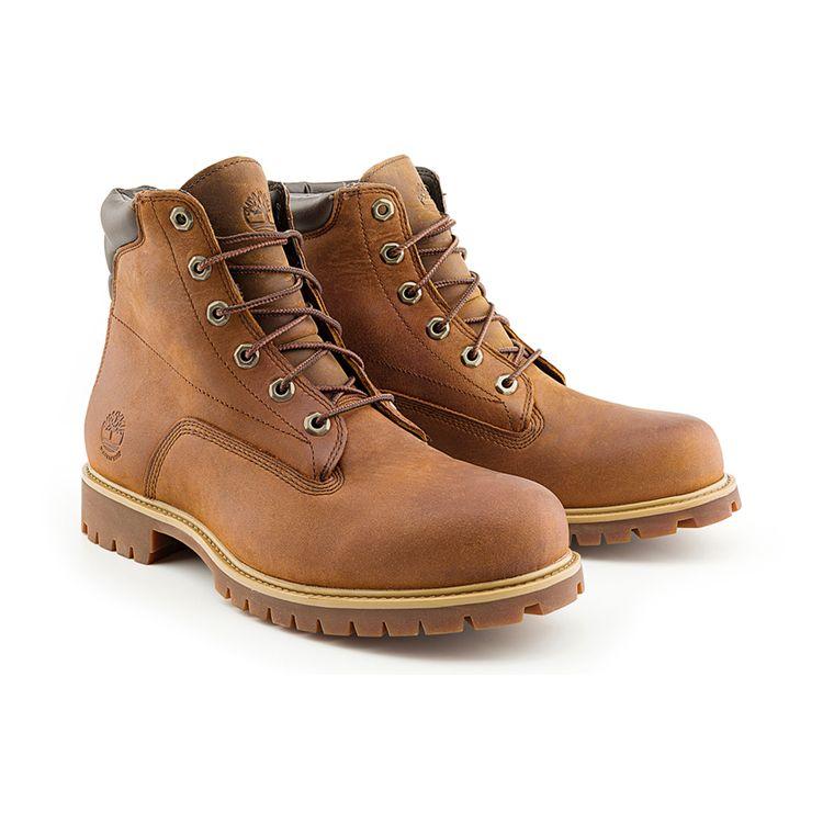 Timberland Waterville Waterproof Durable Casual Comfortable Short Boots Men Boots Mocha-Brown A1H8QM