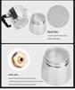 Aluminum Octagonal Mocha Pot with Copper Valve for Home or Office