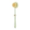 Bath Brush (Green) - Long-Handled Soft-Bristle Double-Sided Body Brush For Scrubbing, Exfoliating, And Cleaning Your Back