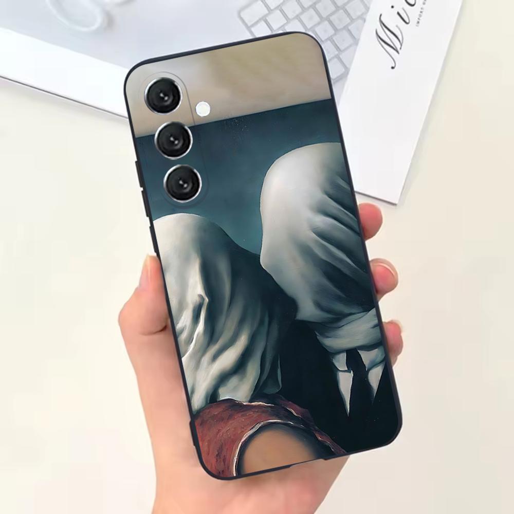 

Rene Magritte Art Phone Case For Samsung Galaxy A13,A21s,A22,A31,A32,A52,A53,A71,A80,Soft Black Shell Samsung a80