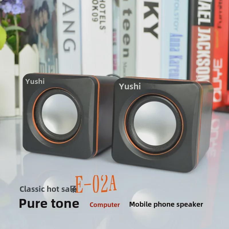 E-02A Přenosný Mini USB reproduktor pro telefon, počítač a notebook