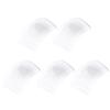 JAVRICK 5Pcs/Set Handmade Comb 23 Tooth Plastic Headwear Hair Accessories Women DIY Clip Hair Jewelry Material Accessories Goods