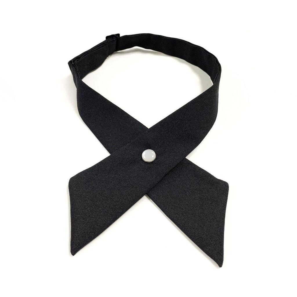 Japanese School Uniform JK Cross Tie - Black, Deep Indigo, Red
