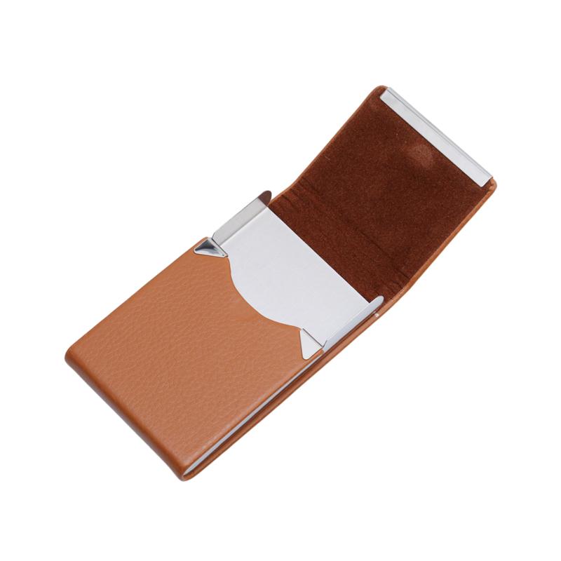 Dámské kreativní pouzdro na vizitky Přenosné pouzdro na jmenovky z PU