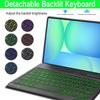 Compatible Samsung S10 FE+ Backlit Bluetooth Keyboard Protective Case, 13.1 Inch Galaxy Leather Case with Mouse