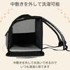 SWOKY Pet Carrier Bag for Dogs and Cats, Cart Set, 50cm Wide X 30cm Deep X 33cm High, Fits 2 Pets, 3-Way Backpack