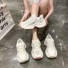 Modne Damskie Sneakersy dla Dorosłych Oddychające Buty Tatusia Damskie Wiosenne i Letnie Gruba Podeszwa Podwyższające Casualowe Buty Sportowe