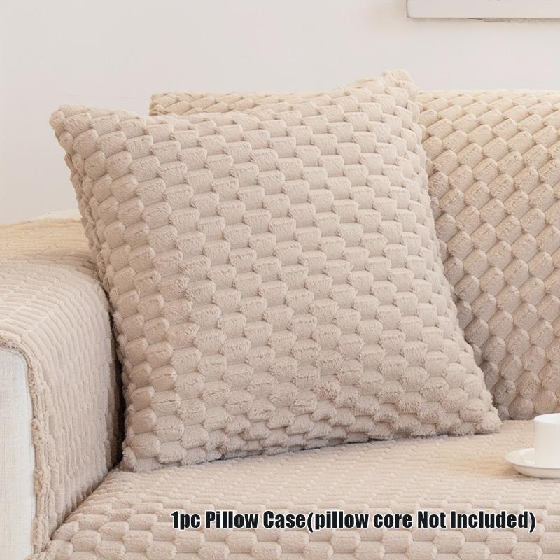 1PC Autumn and Winter Plush Sofa Cushion Thickened Seat Cushion Non-slip Sofa Cover Cover Cloth