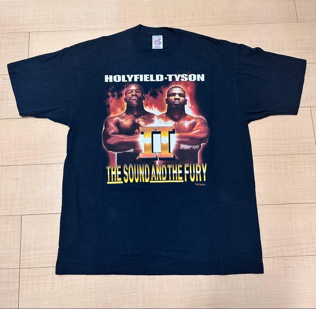 Mike Tyson Vintage T- 90s Holyfield Size XL Unisex T-Shirt XXXXL