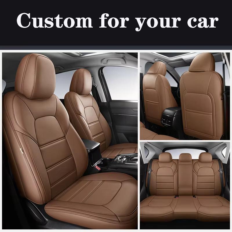 PU Leather Custom Fit Car Seat Covers For Ssangyong Rexton kyron Korando Actyon Sport Rodius Luxury Auto Interior Accessories