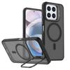 KEYSION Lens Stand Magnetic Phone Case for MagSafe for HONOR X6c X5b Plus Matte Translucent Shockproof Cover for Honor X5b Plus X6c