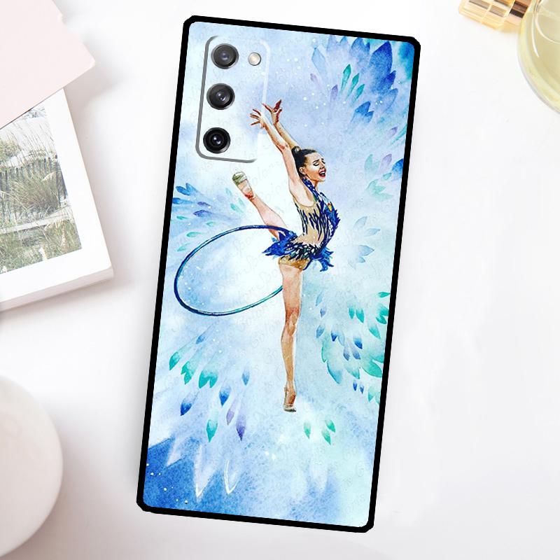 Gymnastics Oil Painting Phone Case For Samsung Galaxy S26 S25 S24 S23 Ultra S20 FE S21 FE S22 Plus S10 S25 FE Cover