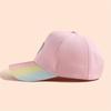 Versatile Child Visor Hats Love Heart Embroidery Snapback Hat Trend Baby Sun Hat  Kids Children