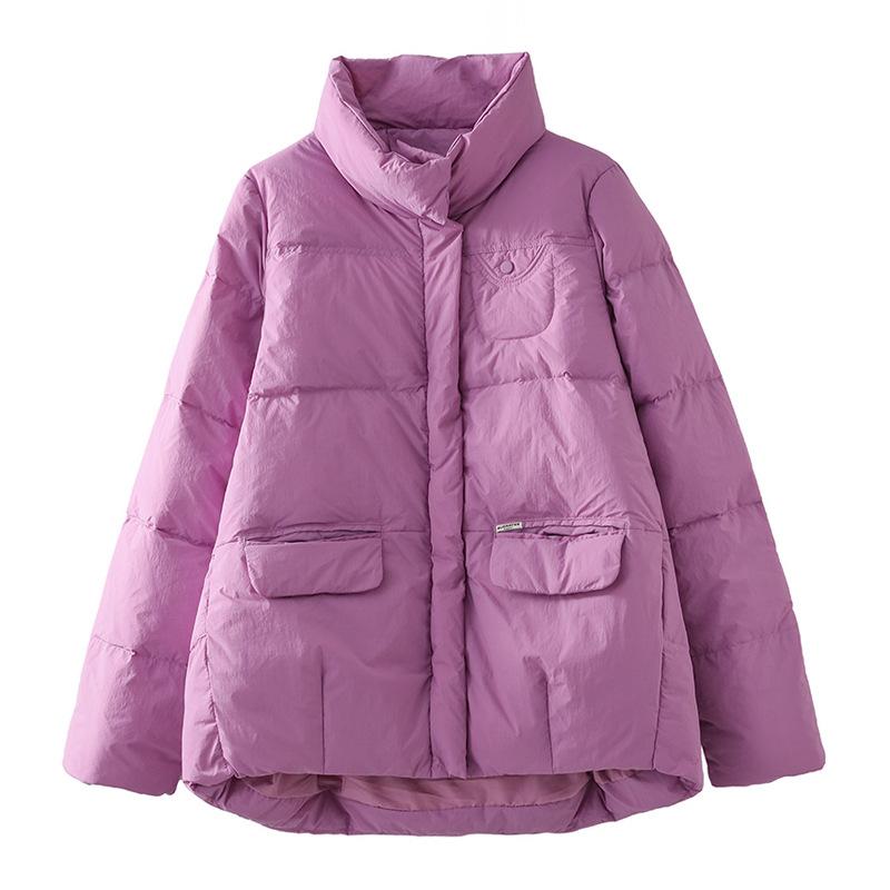 Short down jacket women's 2024 new winter women's clothing loose casual 90 down duck down jacket