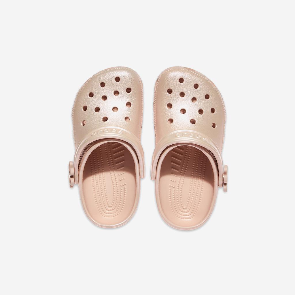 Crocs Classic Pearl Shine Clog Kids [CRS212814-QUARTZ]