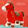 Red Color Chinese Zodiac Horse Plush Toy 20cm Size Stuffed Animal Plush Doll  Festival Decoration
