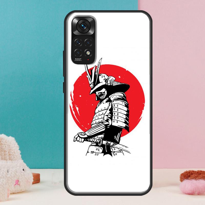 Japanese Samurai Case For Xiaomi Redmi Note 14 12 11 9 10 13 Pro 9S 10S 11S 12S Redmi 13C 10C 12C 14C Cover