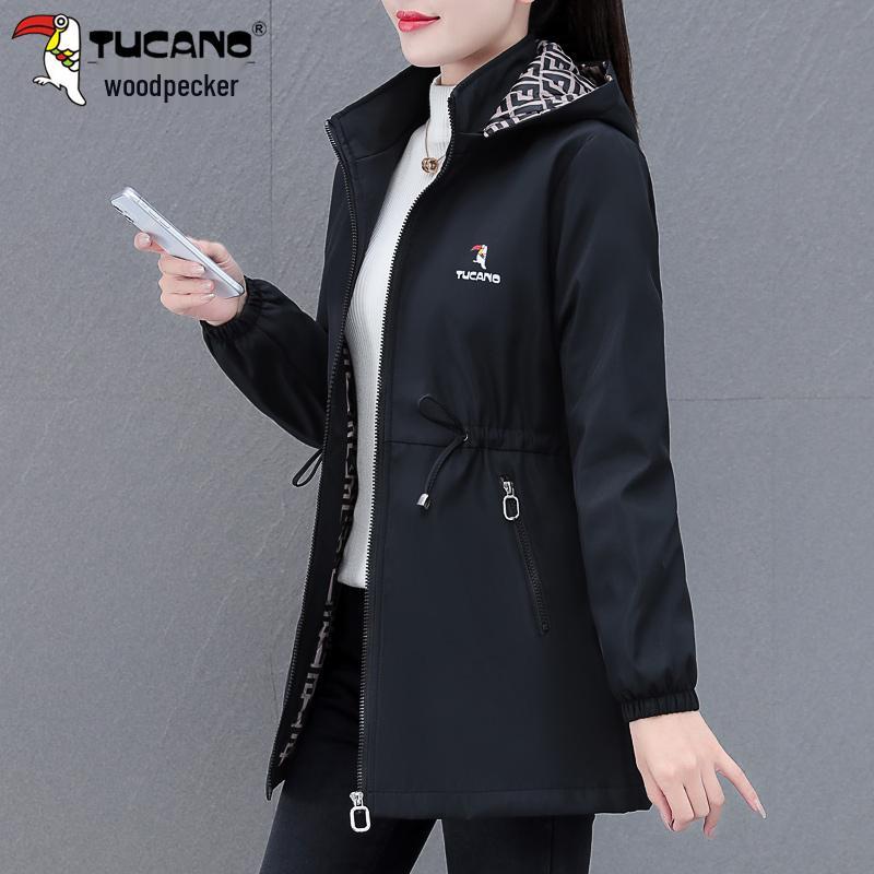 Women's Loose Fit Quilted Jacket - Winter 2025 Mid-Length Plus Size Casual Cotton Coat
