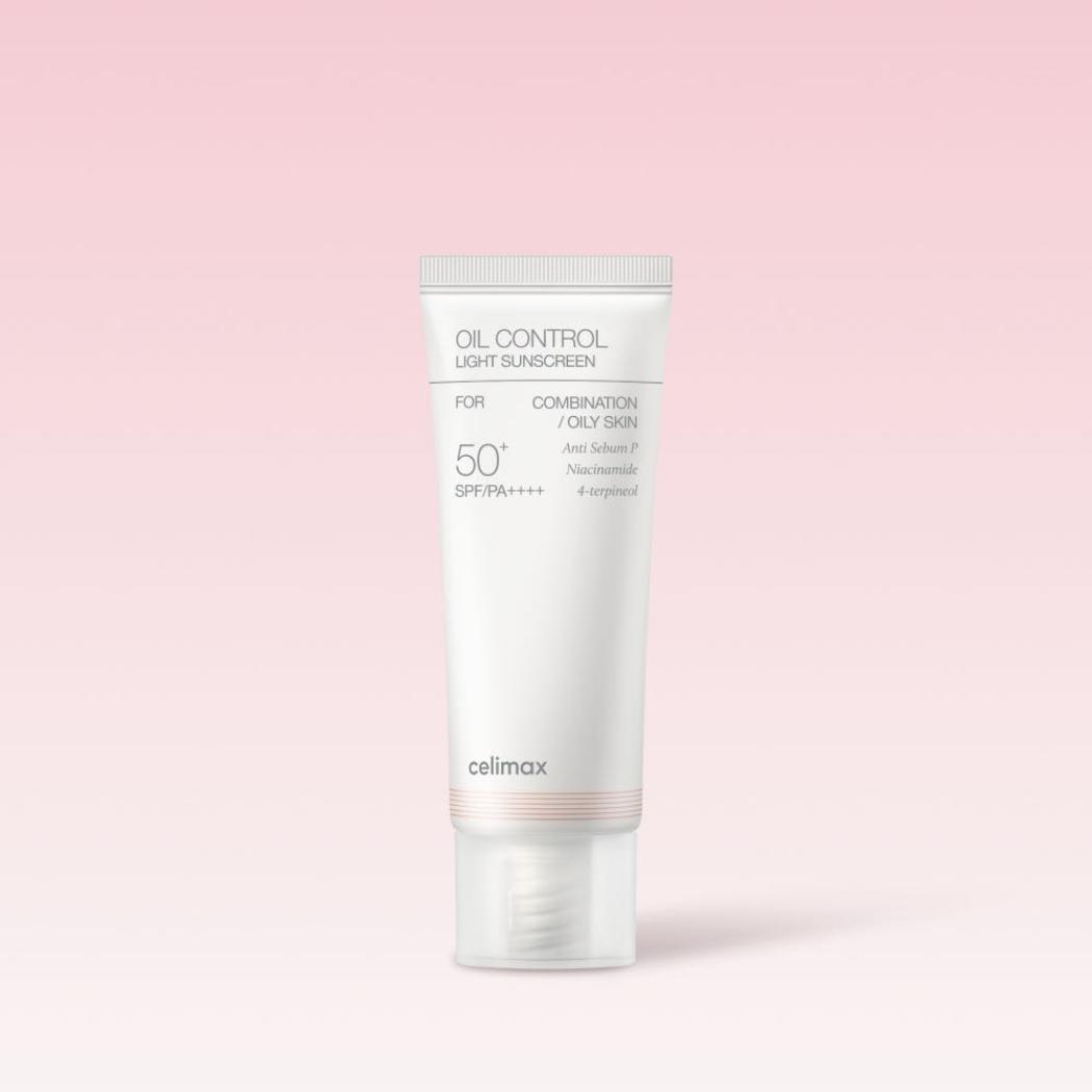 CELIMAX Oil Control Light Sunscreen SPF50+ PA++++ Sebum Control Daily Sun Cream 40ml 1 Pack (40ml)