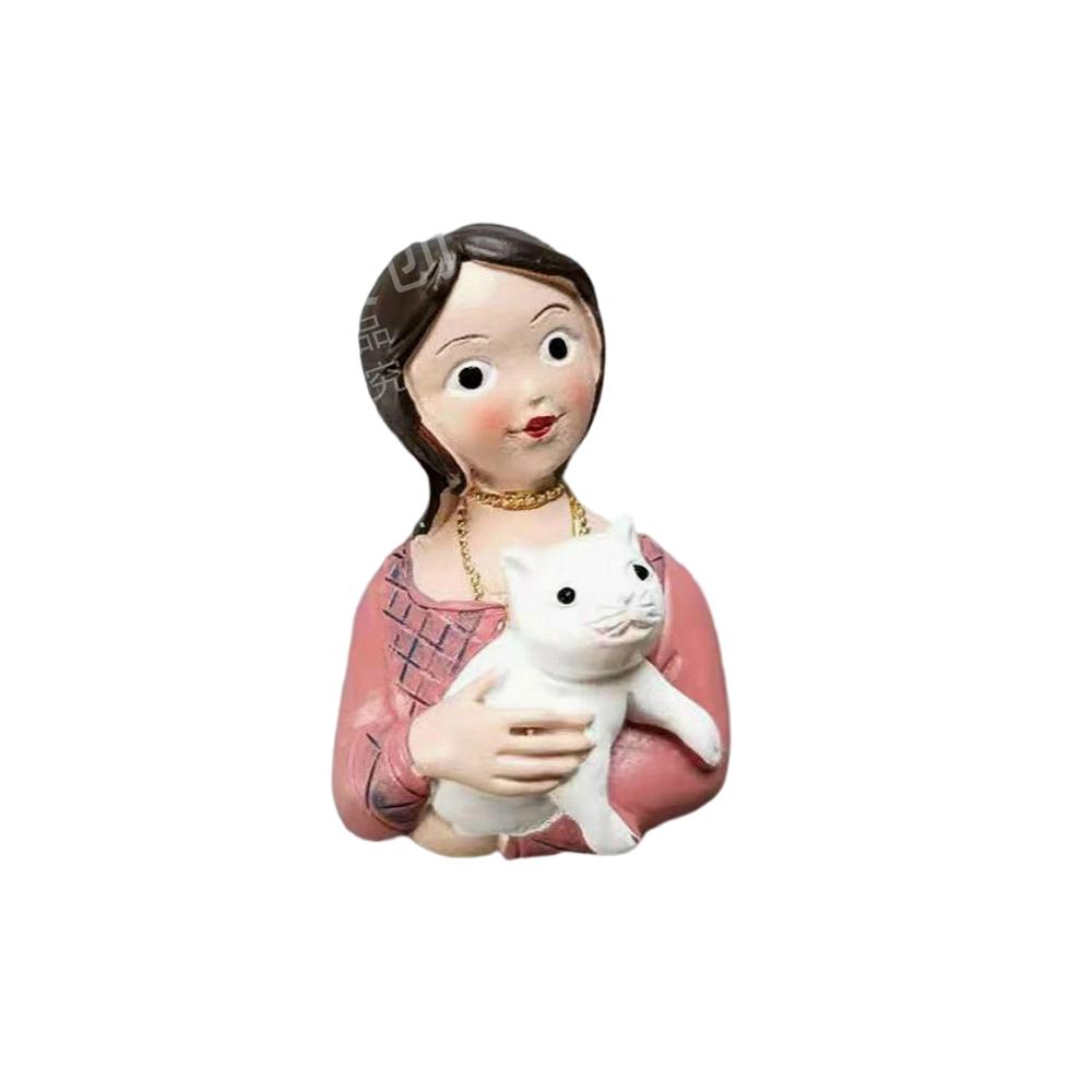 New Davinci David Venus Cartoon Creative 3D Personality Resin Design Refrigerator Stickers Home Kitchen Decoration Gift