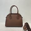 Niche Retro Premium Tote Bag Dong Jie Bai He Same Model Genuine Leather Large-capacity Commuter Portable Single-shoulder