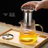 Heat-Resistant Glass Teapot with Stainless Steel Infuser