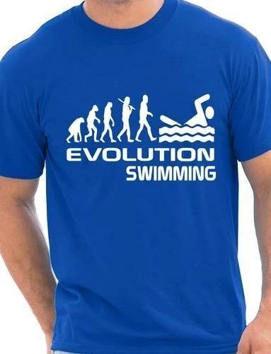Evolution Of Swimming Swimmer Sport Mens T Shirt Gift Size S-XXL