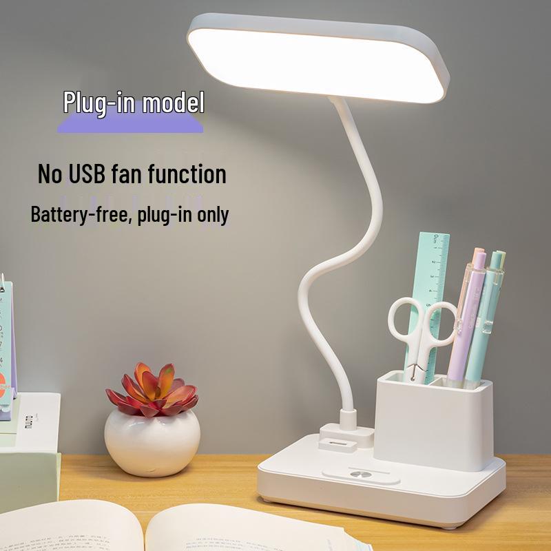 

Перезаряжаемая светодиодная настольная лампа с защитой глаз для студентов Dual Switch C Port Power Bank Desk Lamp