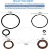For Volvo Penta Trim Cylinder Ram Rebuild KIT SX DPS -M 3857471 3857470 FSM007 Boat Accessories