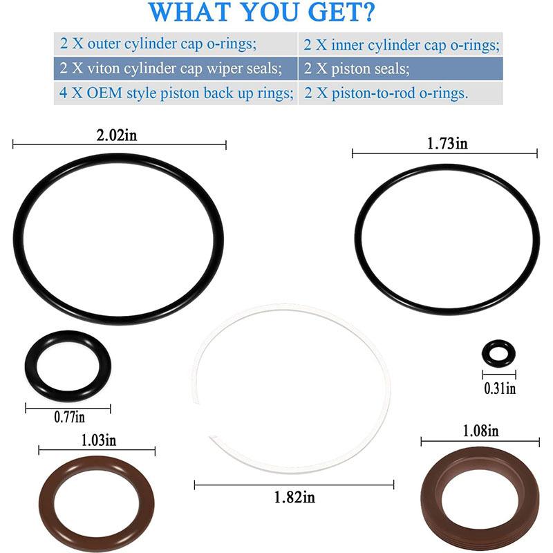 For Volvo Penta Trim Cylinder Ram Rebuild KIT SX DPS -M 3857471 3857470 FSM007 Boat Accessories