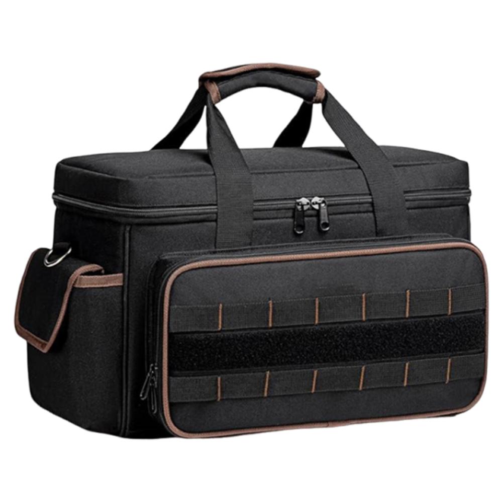 

17Inch Portable Tool Bag Waterproof Heavy Duty Tool Bag Adjustable Shoulder Strap Large Tool Bag for Electricians Mechanics HVAC