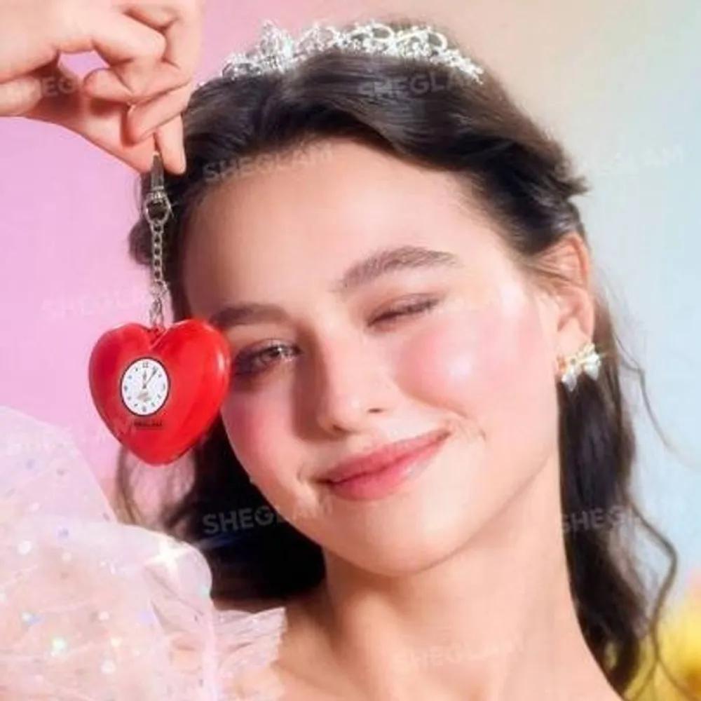 Sheglam Wizard of Oz Heart Clock Dewey Blusher Lip & Cheek Keyring SHEGLAM