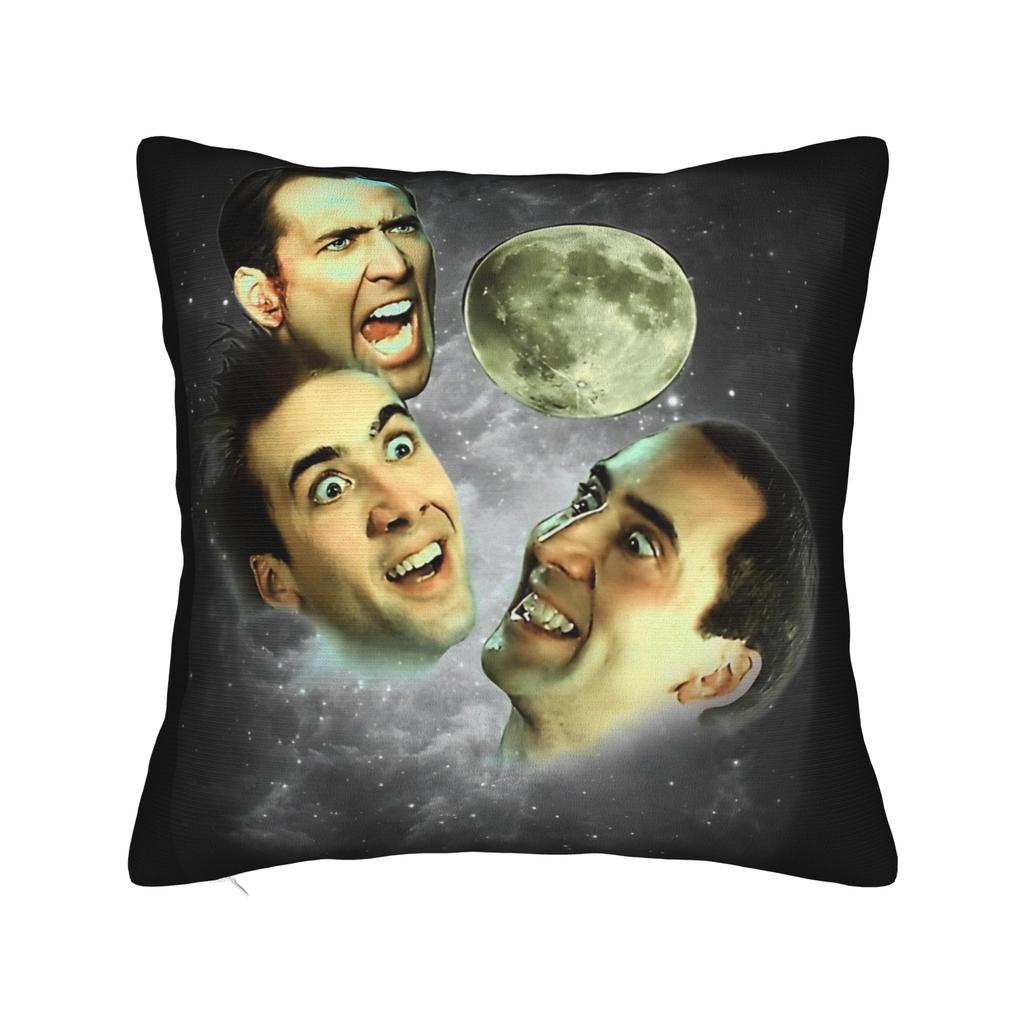 Nicolas Cage I Love My Boyfriend Birthday Prank Meme Gift Weird Pillow Case Pillow Cover Print Pillowcases For Living Room Chair