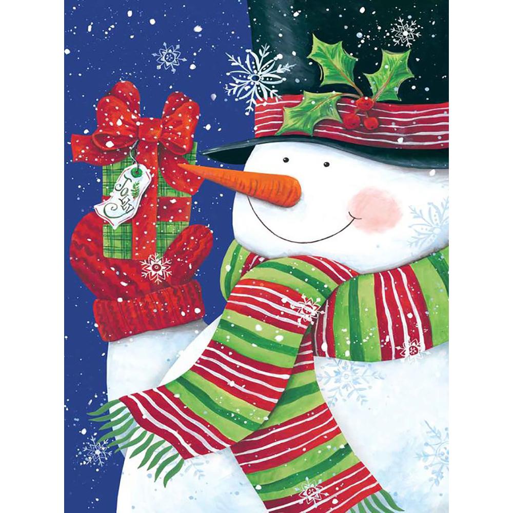 5d Diamond Painting Christmas Bear Hat Handicraft Full Square Diamond Embroidery Cross Stitch Animal Mosaic Christmas Wall Art