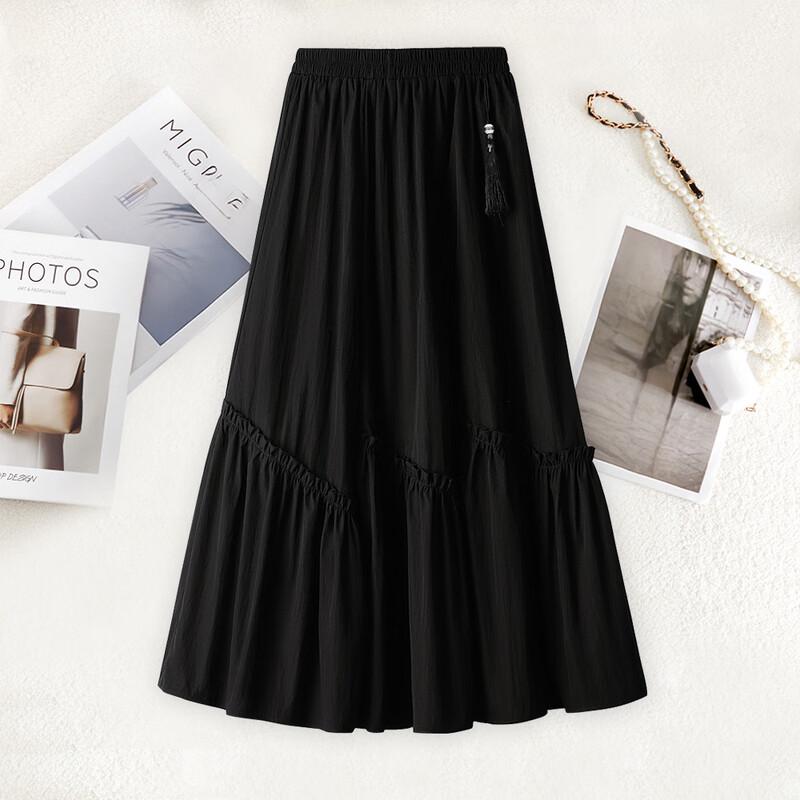 Женская юбка-миди А-силуэта на эластичной талии Sybelle S