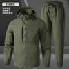 Tuta Mimetica da Uomo Resistente all'Usura Antivento Strumenti di Allenamento Abbigliamento da Lavoro per la Protezione Esterna