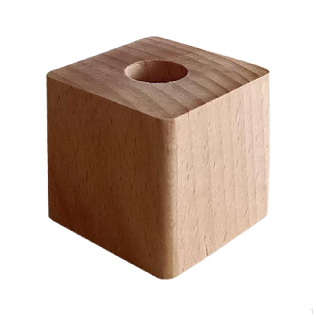 Pen Stand Square Holder Base Desk Organizer Single for Desktop Toothbrush